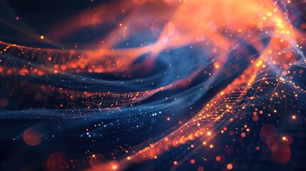 Obraz premium The spiral galaxy at the center of the font resembles a swirl in the galaxys atmosphere, like an astronomical object captured by a flash photography of the sky