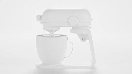 Modern standing mixer premium photo 3d render