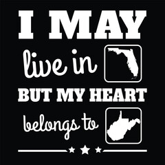 country love map t shirt design 