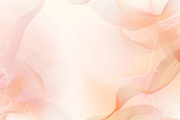 Calming gradient dynamic lines background in soft peach and blush pink.