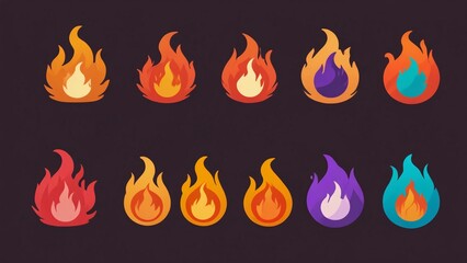 burning candle on the wall