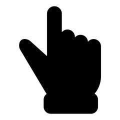 Hand Click Cursor Icon, Simple Icon Vector Design, best used for presentation, application, web and banner