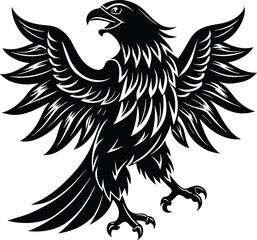eagle tattoo vector