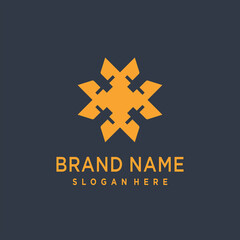 Obraz premium Logo X Branding Identity Corporate Vector Design