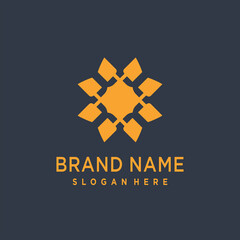 Obraz premium Logo X Branding Identity Corporate Vector Design