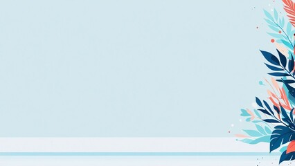 Obraz premium background with flowers