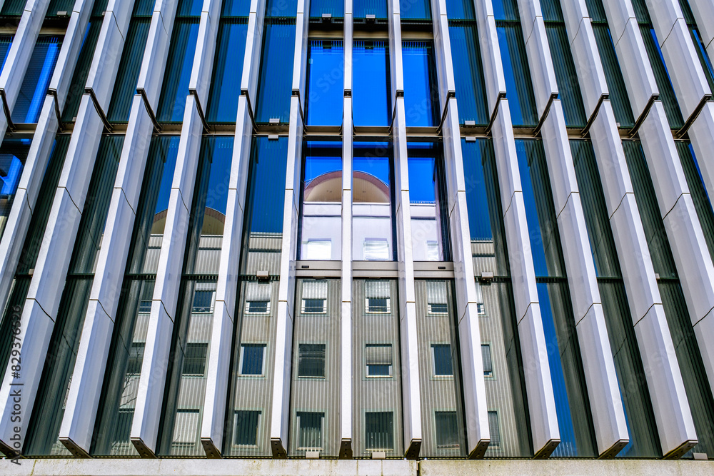 Sticker typical windows of an office building