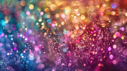 Shimmering Galaxy - Abstract Glittering Background, Captivating Sparkles and Hues for Design Inspiration