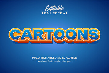 CARTOONS TEXT EFFECT EPS FILE