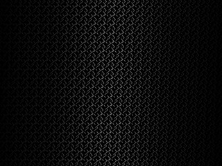 Black metal texture steel background. Perforated metal sheet.