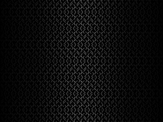 Black metal texture steel background. Perforated metal sheet.