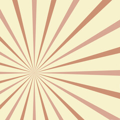 Sunburst retro vibes graphic print groovy background 60s 70s