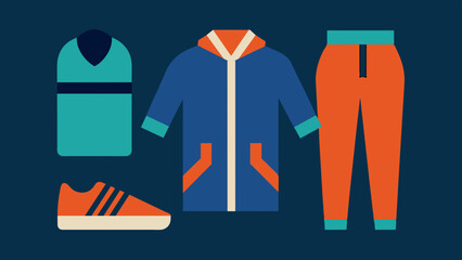 Fototapeta premium Hybrid style of sportswear. Athleisure, sport