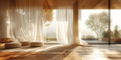 Tranquil Light Filtering, generative ai