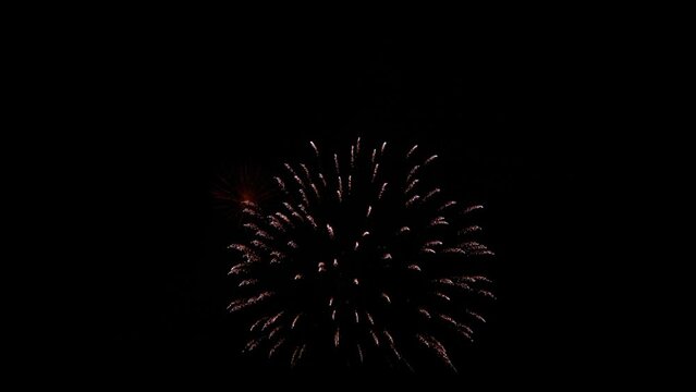 Fireworks fullscreen and Slowmotion