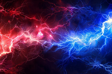 Obraz premium National team promotional abstracts with patriotic lightning bolt designs.