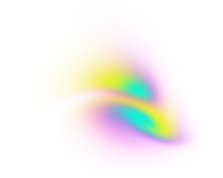 Transparent gradient shape with grains effect