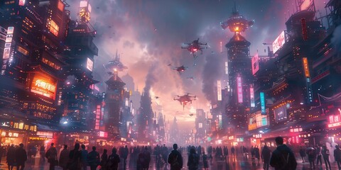 Tech-Infused Metropolis, generative ai