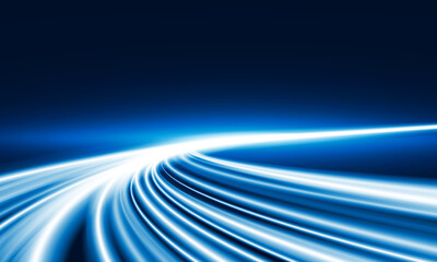 Abstract speed Business Start up launching product with Electric car and city concept Hitech communication concept innovation background,  vector design