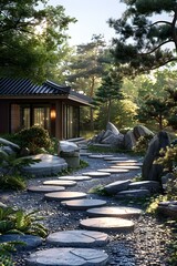 Obraz premium Japanese Garden Design