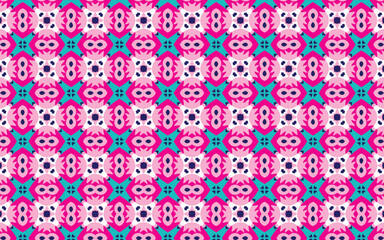 Modern abstract geometric pattern background design Ornament dark cyan, design fabric art, fashion contour