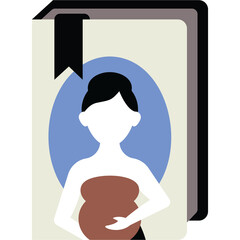 Pregnancy Guidebook Illustration