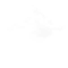 Clean white cloud transparent backgrounds