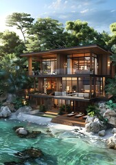 A Modern Tropical Island Villa