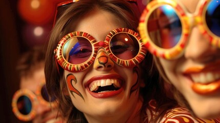 Celebration in the workplace - corporate party fun, team bonding, lively entertainment, joy of colleagues coming together to celebrate achievements and foster a positive work environment.