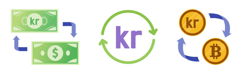 Krona or Krone Foreign Currency and Crypto Exchange
