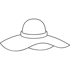 Beach Hat Icon
