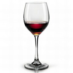 Digital artwork of wine glass , isolated on white background , high resolution, high quality