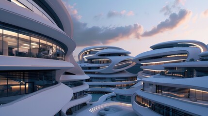 Obraz premium Luxury Hotel building