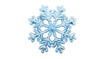 Snowflake on a white background. Vector illustration