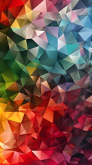 Naklejka premium A colorful abstract painting with many different shapes and sizes of circles. The painting is full of energy and movement, with the colors blending together in a dynamic way