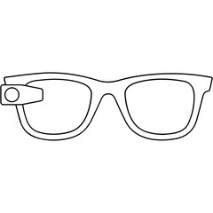 Fototapeta premium Smart Glasses Icon