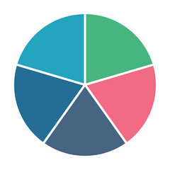 Fototapeta premium Infographic Circle Chart