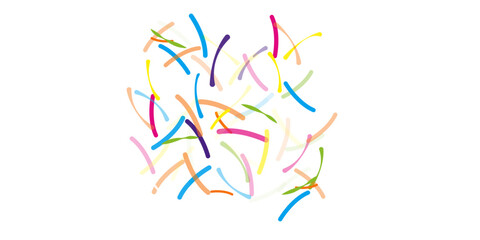 sketchy colorful sprinkles design elements