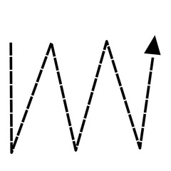 Dash line arrow