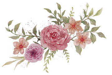 Fototapeta premium Beautiful and elegant flower arrangement bouquet