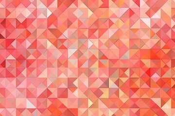  An eye-catching abstract vector illustration with a theme of vibrant coral tones, featuring a geometric pattern of squares and triangles.