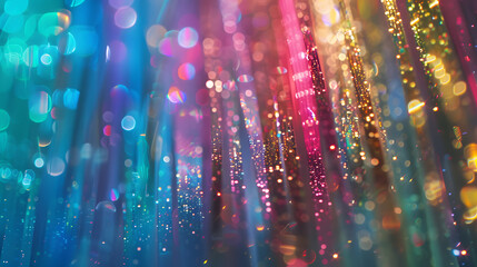 abstract glitter lights texture. Generative AI.