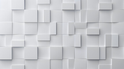 Abstract white square shape background. Generative AI.