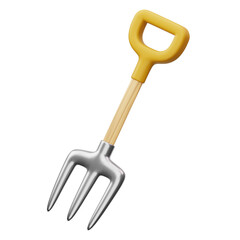 Farming And Agriculture 3D Icon, Rake
