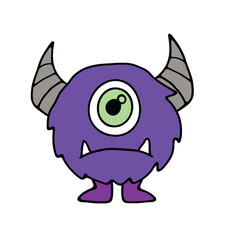 cartoon monster