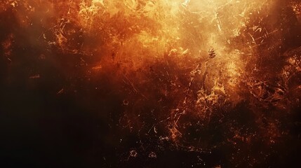  A nighttime image of a fire, illuminated from above and below in the fire's midsection