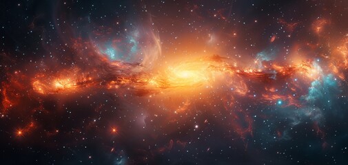 Fototapeta premium universe created with Generative AI technology