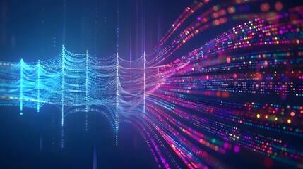 Visual representation of data flow, querying, analysis, and visualization of complex information.