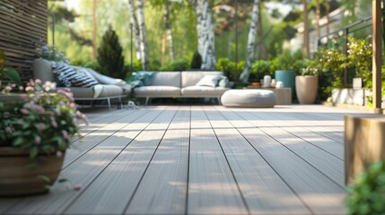 wpc terrace. wood plastic composite decking boards - Powered by Adobe