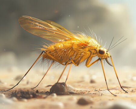 Sandflies are tiny, hairy, mothlike flies They are known to transmit the parasites responsible for leishmaniasis, which can cause severe skin ulcers and internal organ damage